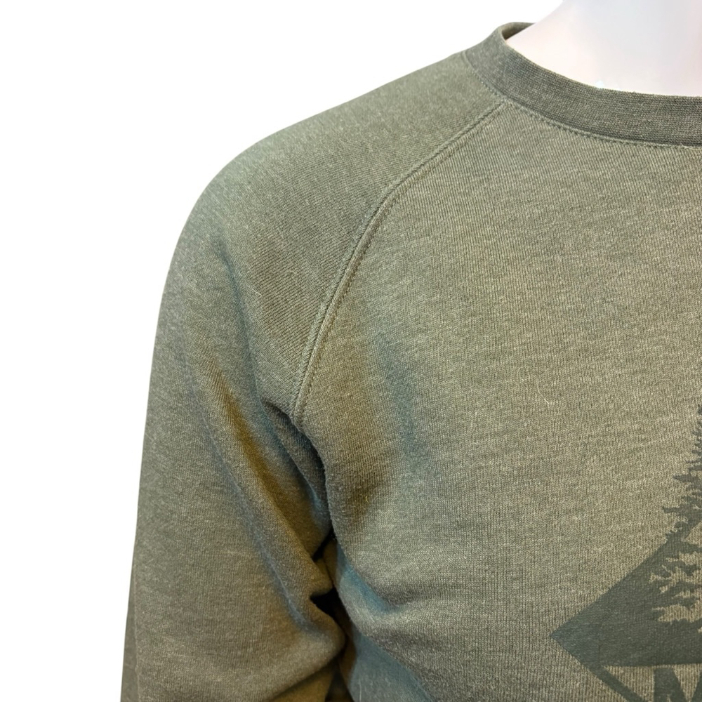 Marmot Forest Graphic Crewneck Sweatshirt, S, Outdoor, Moss Green - Picture 4 of 15